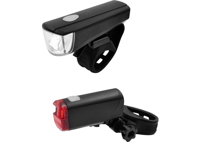 Fischer Bike Batterie LED-Beleuchtungsset 20 Lux