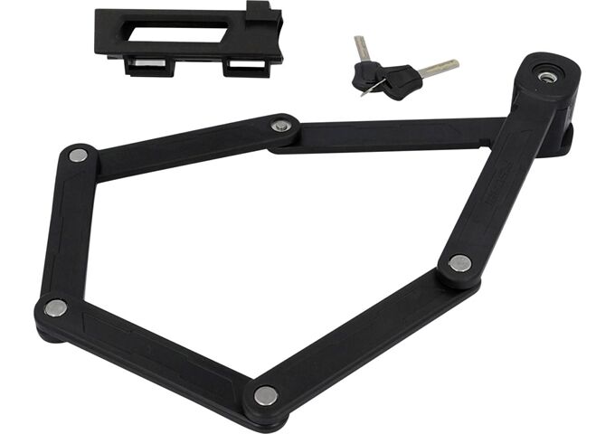 Fischer Bike Faltschloss mit Halter L 85 cm