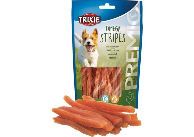 Trixie Premio Omega Stripes, Hühnchen 100g