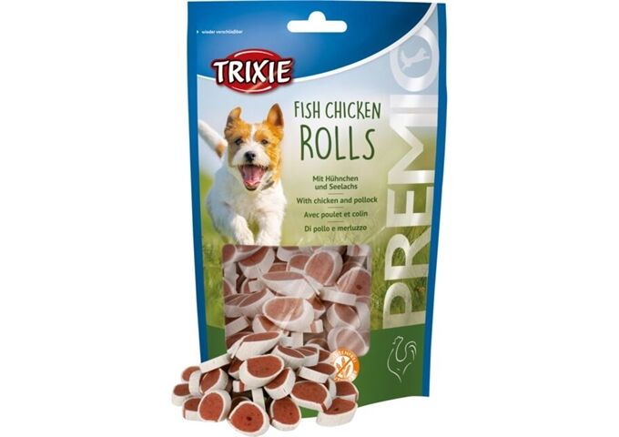 Trixie PREMIO Rolls, Hühnchen & Seelachs,75 g
