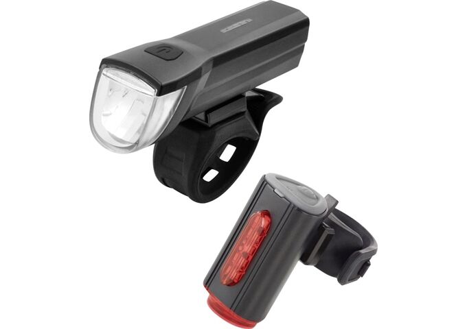 Fischer Bike LED Leuchtenset 30/15 Lux USB