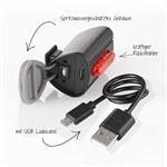 Fischer Bike LED Leuchtenset 30/15 Lux USB
