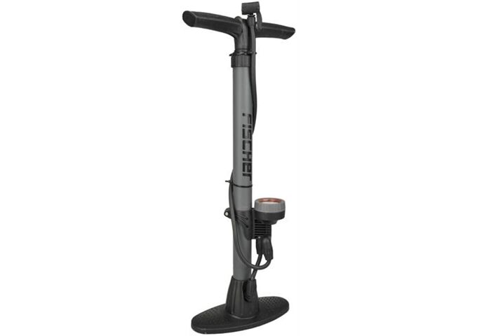 Fischer Bike Stand-Fußpumpe mit Manometer