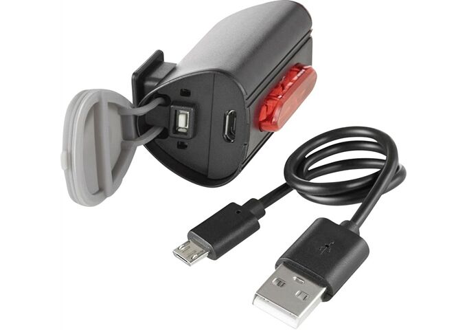 Fischer Bike Akku-USB-LED Beleuchtungs-Set 50 LUX