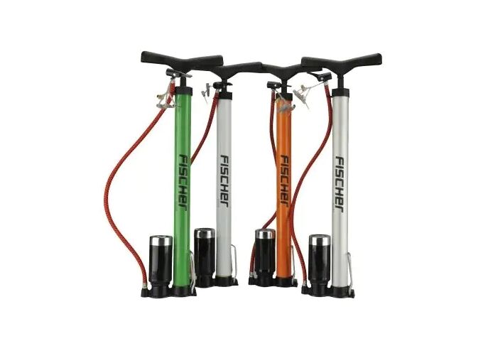 Fischer Bike Alu Fußpumpe mit Manometer