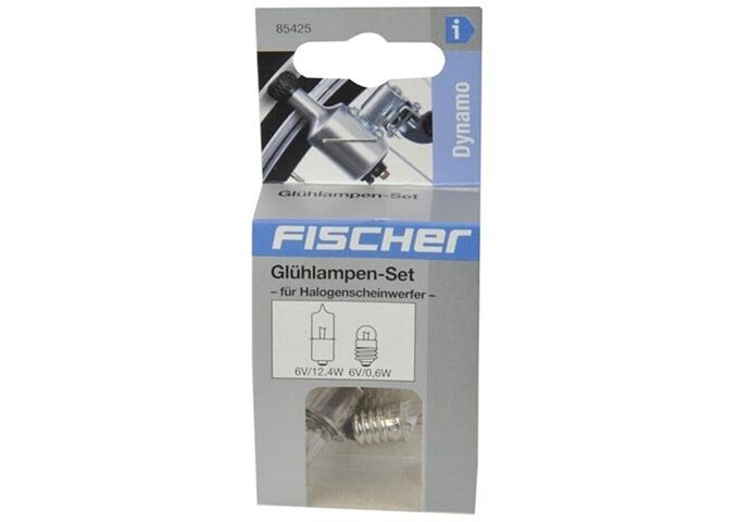 Fischer Bike Glühlampen-Set Halo-Scheinwerfer 1x6V/12,4W
