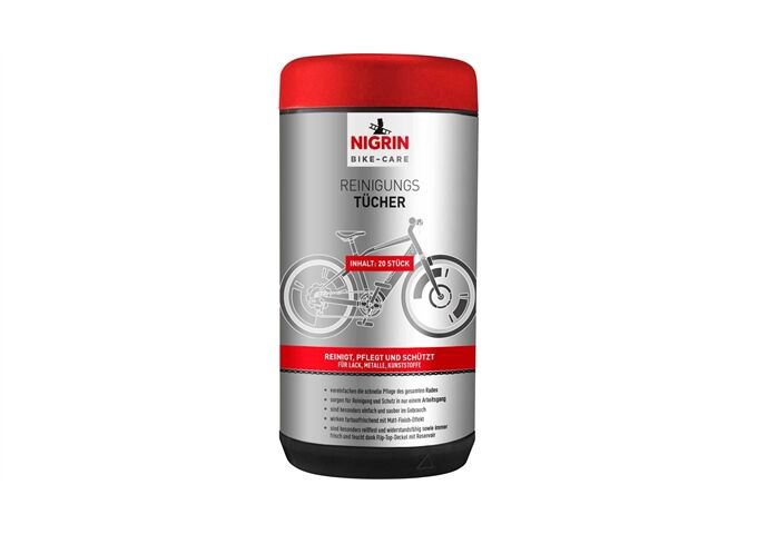 Nigrin Fahrrad Reinigungstücher, 20 Stck