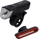 Fischer Bike LED-Akku Beleuchtung-Set Bremsbeleuchtung 30 Lux