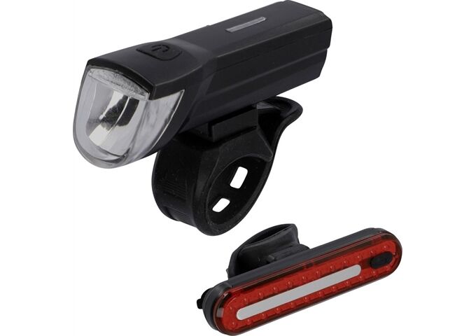 Fischer Bike LED-Akku Bel.-Set Bremsbel. 30 Lux