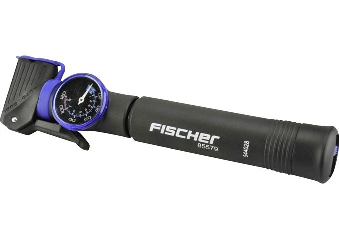 Fischer Bike Minipumpe Kunststoff mit Manometer, umschaltbar
