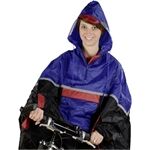 Fischer Bike Regenponcho Deluxe Nylon wasserdicht mit Kapuze