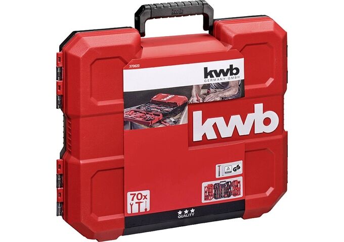 KWB Werkzeugkoffer 70tlg bestückt