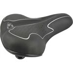 Fischer Bike Touren/City-Sattel mit Elastomer-Federung schwarz