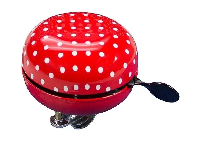 Fischer Bike Glocke Maxi Pünktchen rot /weiß