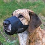 Trixie Maulkorb mit Netzeinsatz , Größe L, schwarz