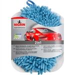 Nigrin Wasch-Handschuh Microfaser mit Insektennetz
