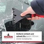 Nigrin Eiskratzer Softgriff schwarz rot