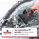 Nigrin Eiskratzer Softgriff schwarz rot