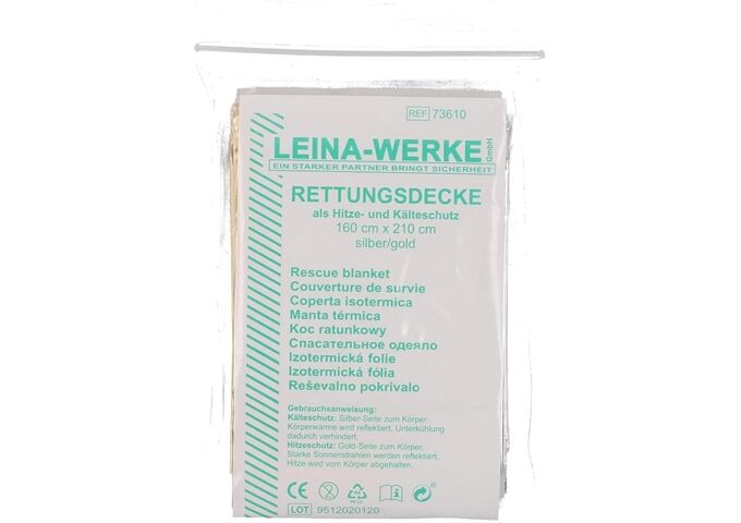 Leina-Werke Rettungsdecke 160x210 cm für V-Kasten