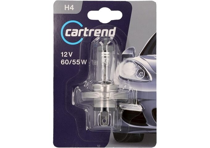 Cartrend Halogenlampe H4 12V 60/55W P43t