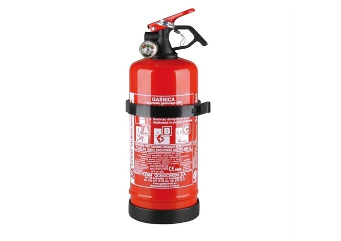 Unitec Feuerlöscher 1kg, nach DIN EN 37 / ABC