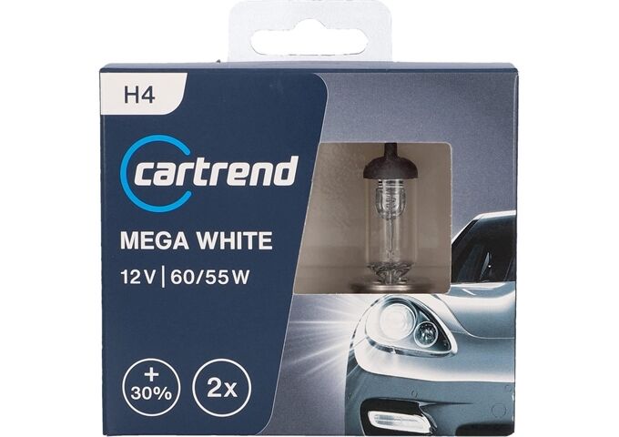 Cartrend H4 Xenon Mega White 12V 60/55W P43T