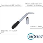 Cartrend Teleskop-Radmutternschlüssel TÜV/GS