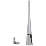 Cartrend Universal Kurzstab-Dachantenne, 10 cm, silber