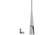 Cartrend Universal Kurzstab-Dachantenne, 10 cm, silber