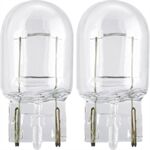 PHILIPS Glassockellampe W21W, 2-er Set Blister