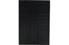 Cartrend Wabenmatte schwarz 42 X 29 cm