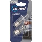 Cartrend Kugellampe P21W 12V, 2 Stück