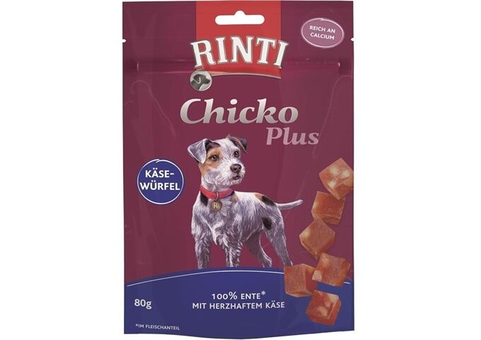 RINTI Chicko Käsenwürfel mit Ente 80 g