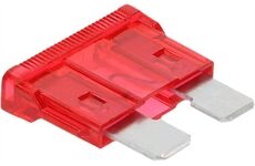 Cartrend Flachstecksicherungen-Set 10 Ampere, Rot, 5-teilig