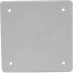 Unitec Deckel für UP-Abzweigkasten 80 x 80 mm, weiß