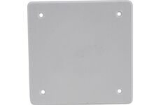 Unitec Deckel für UP-Abzweigkasten 80 x 80 mm, weiß