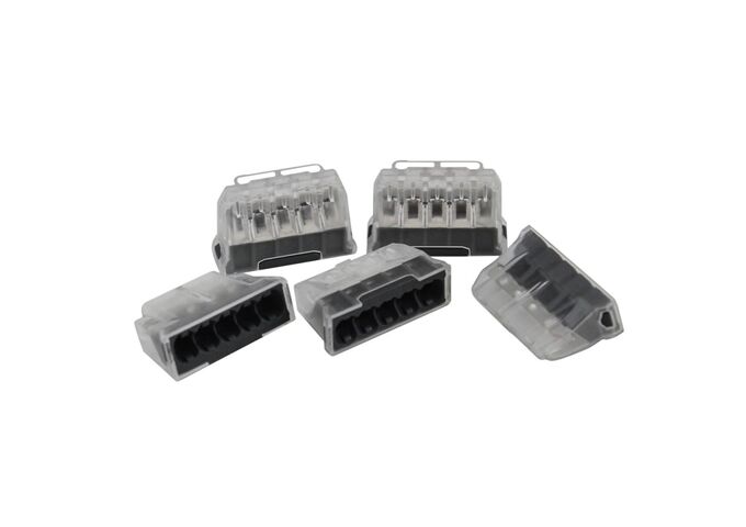 Unitec Steckklemme 5x 0,5-2,5 mm², 10 Stück
