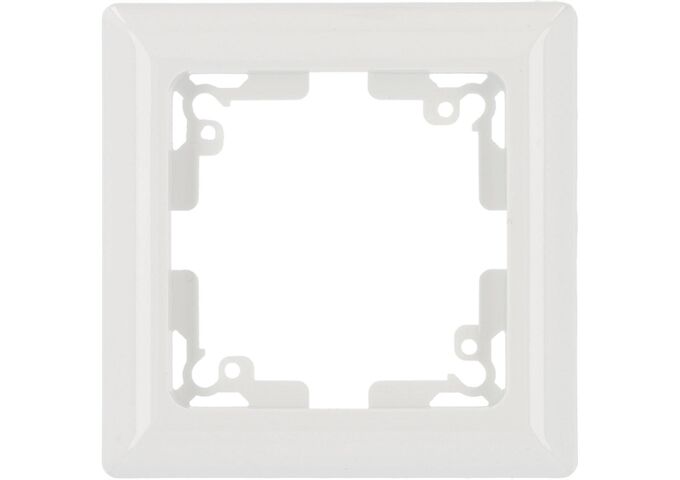 Unitec Abdeckr. Serie Genua 1-fach, ultraweiß
