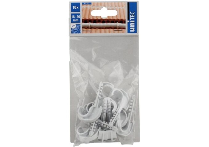 Unitec Einzelsteckschelle, 16-20 mm 10 Stück
