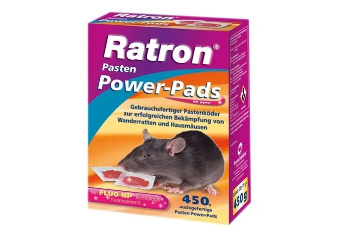 Ratron Pasten Power-Pads 29ppm 450g + Monitoring Granulat