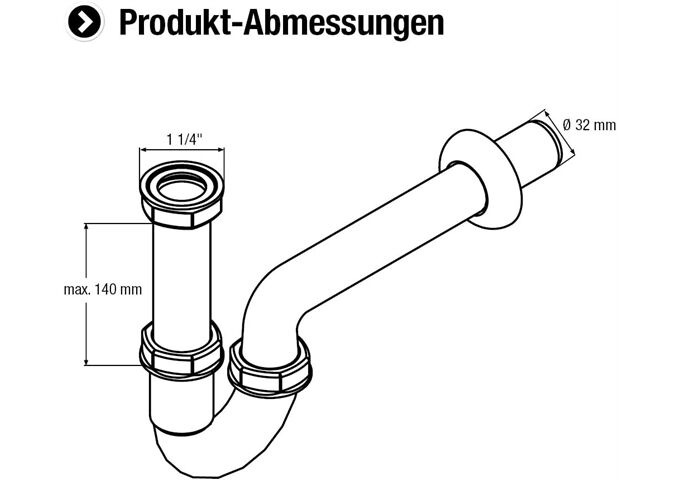 Cornat Röhren-GV 1 1/4 Rezyklat