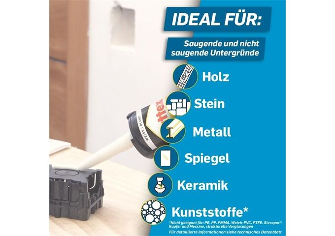 Pattex Kleben statt Bohren Alle Material. Innen+Auße 310g