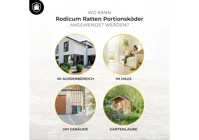 Protect Home Ratten Portionsköder Rodicum 250g