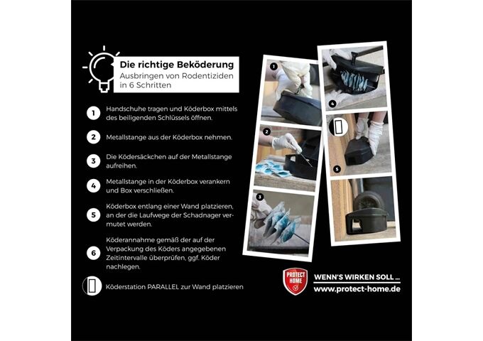 Protect Home Ratten Portionsköder Rodicum 250g