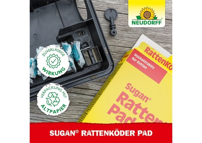 Neudorff Neudorff Sugan Rattenköder Pads 400g