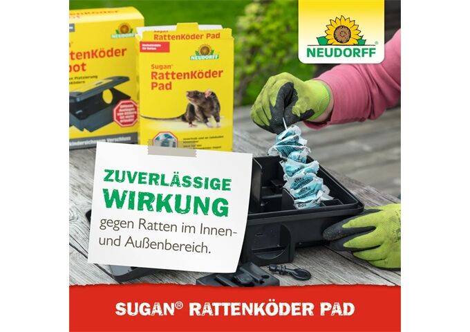 Neudorff Neudorff Sugan Rattenköder Pads 400g