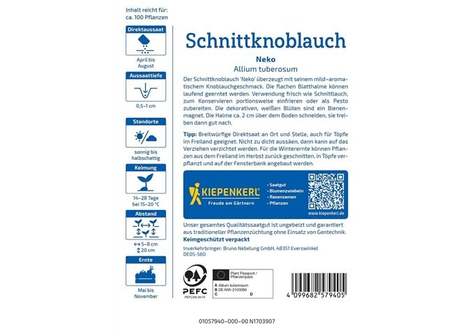 Kiepenkerl Schnittknoblauch Neko