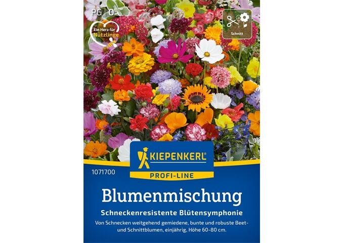 Kiepenkerl Blumenmischung Schneckenresi. Blütensymphonie