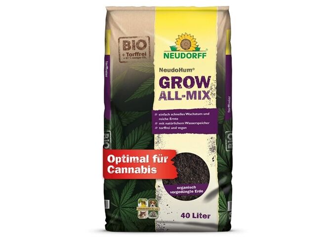 Neudorff NeudoHum Grow All-Mix Cannabiserde Hanferde 40 L
