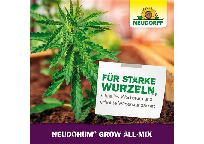 Neudorff NeudoHum Grow All-Mix Cannabiserde Hanferde 40 L